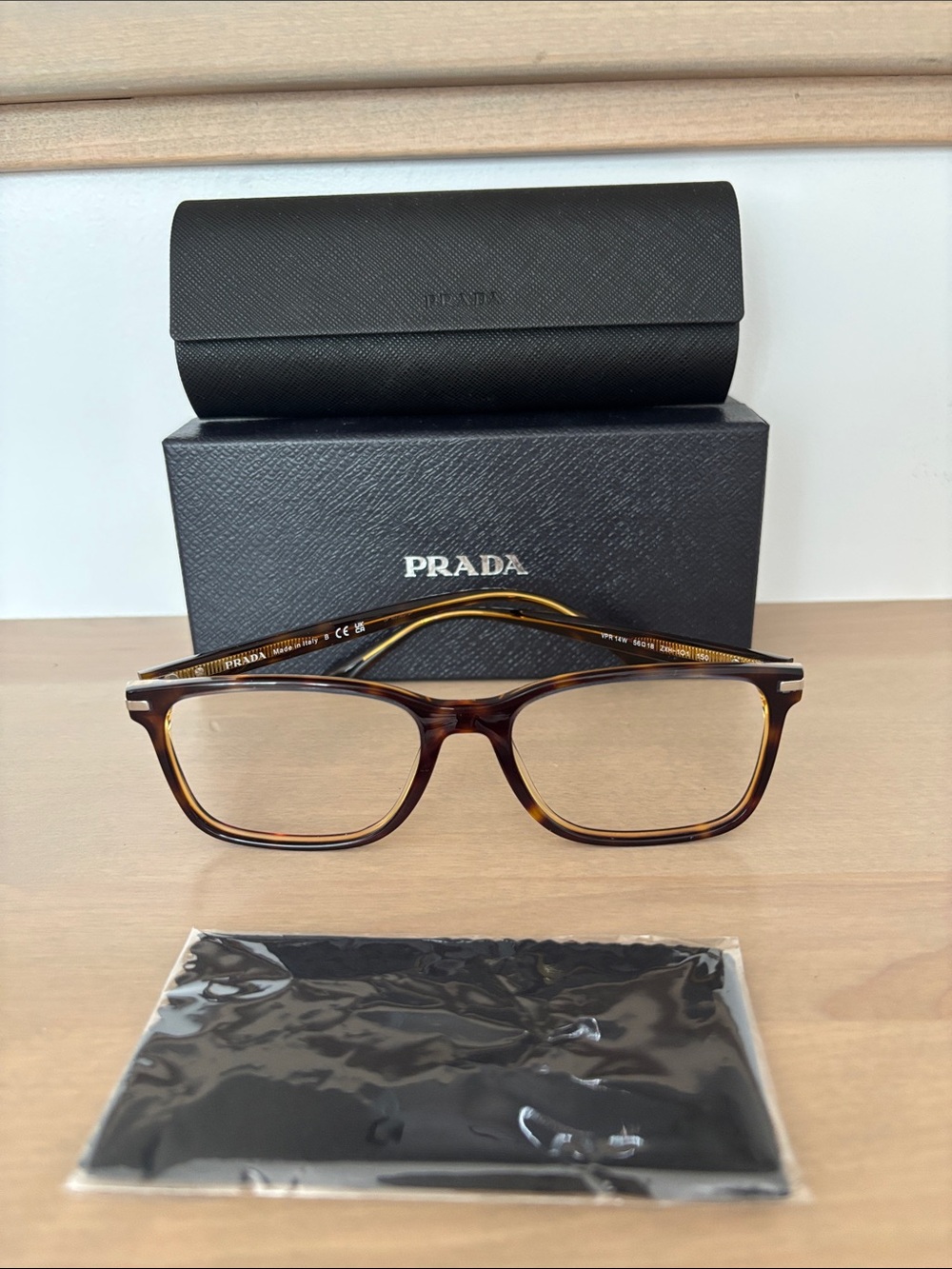 Men’s/Unisex larger Prada eyeglass frame